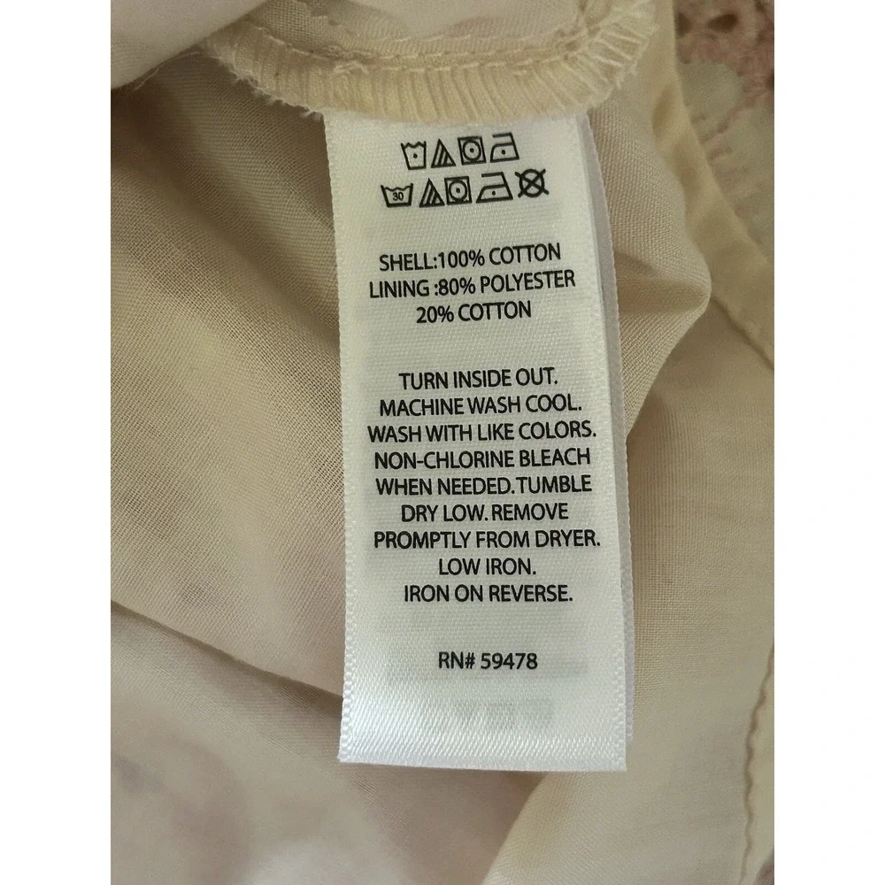Girls NWT Cynthia‎ Rowley Dress Mauve And Cream Long Sleeve Size 24 Months